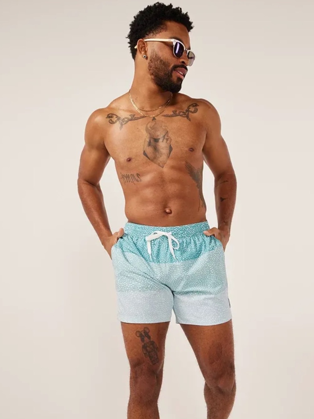 Like New Chubbies 5.5” Whale Sharks Swim Trunks XL